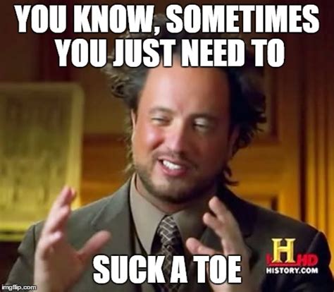 toe sucking meme